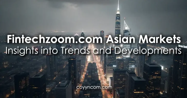 Fintechzoom.com asian markets